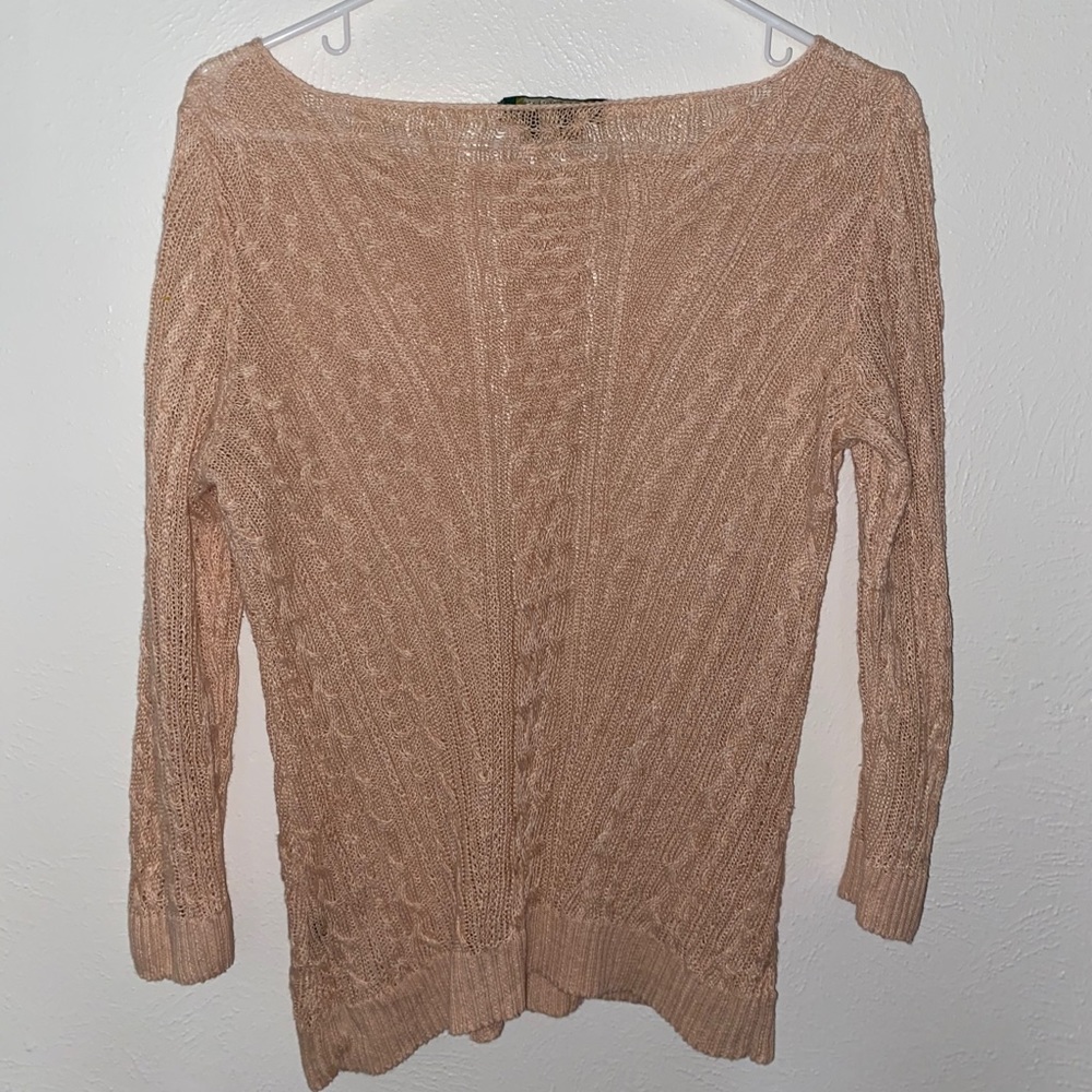 Pink Ralph Lauren sweater - Picture 3 of 6